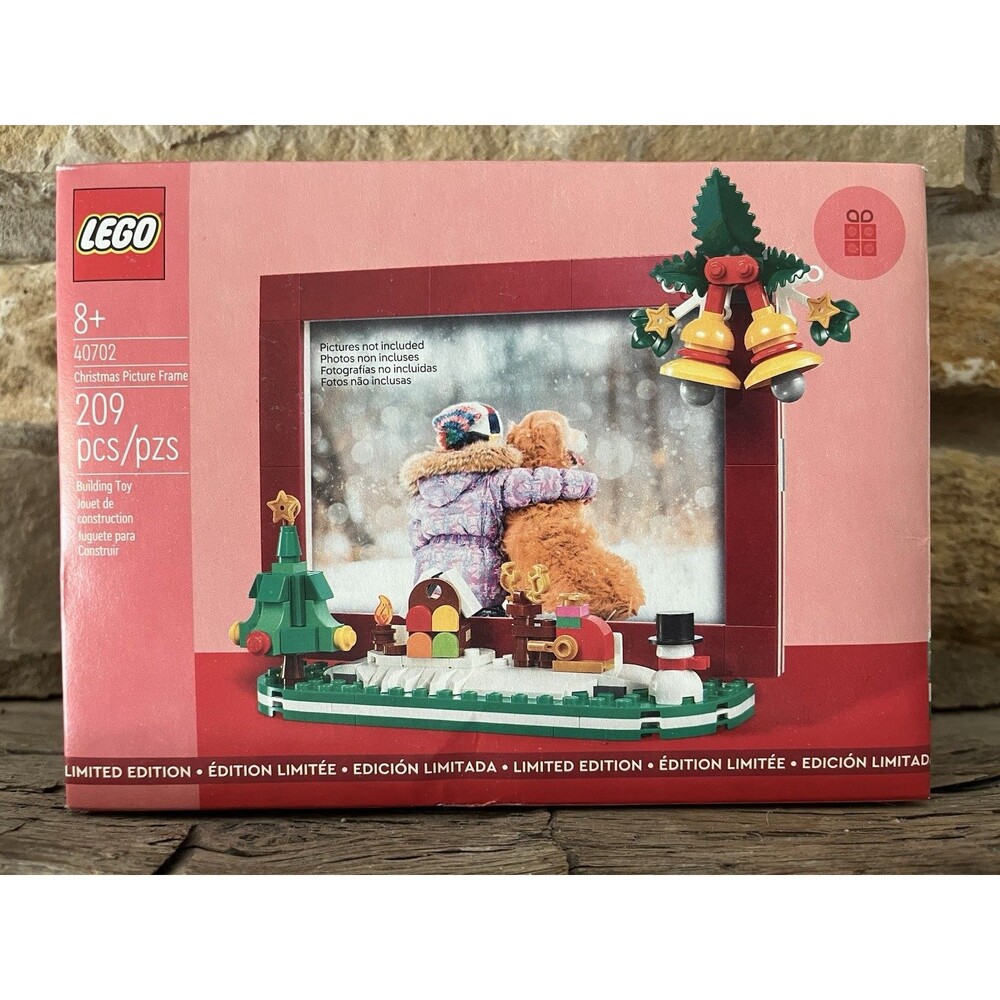 *New Sealed* Retired LEGO 40702 Christmas Picture Frame Set 209Pcs Limited Ed